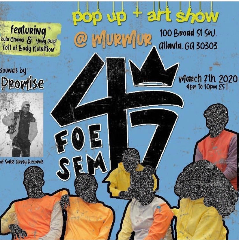 03|07|2020 Pop Up + Art Show