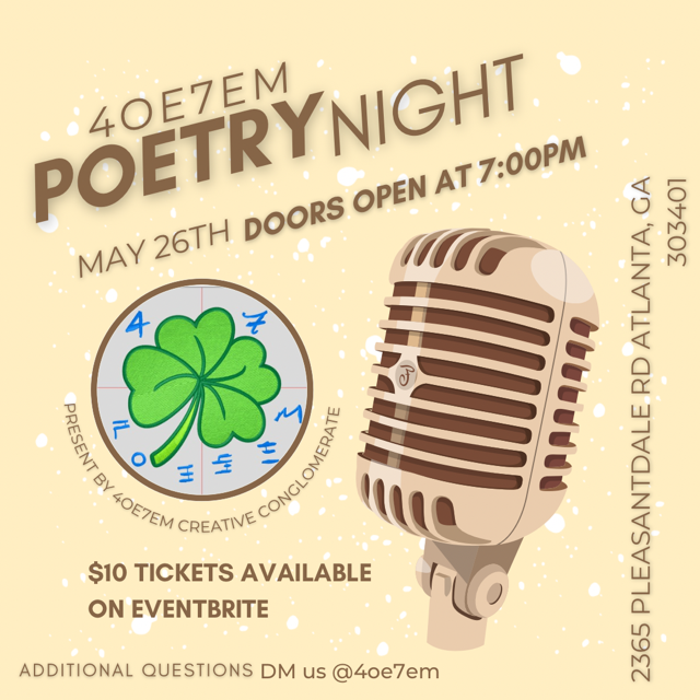 05|26|2023 4oe7em Poetry Night