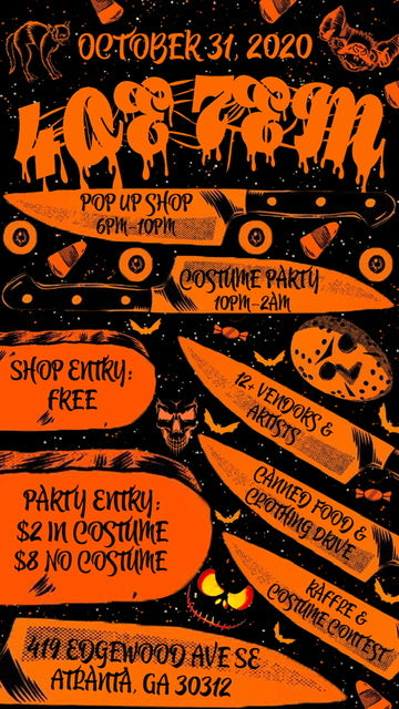 10|31|2020 Pop Up Shop/ Halloween Party